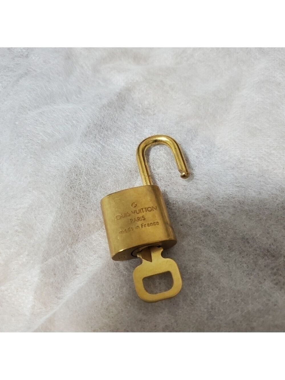 Louis Vuitton Brass Lock and Key 321